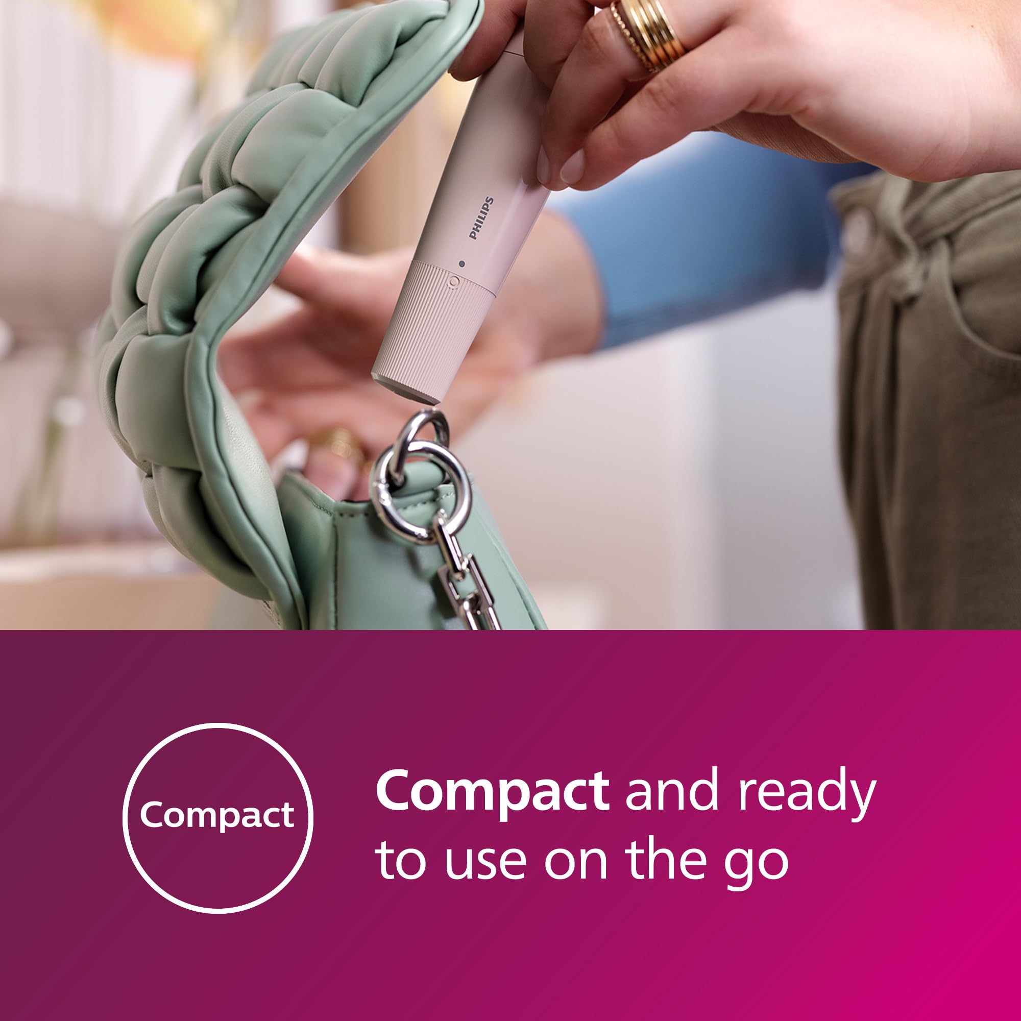 Philips BRT383/15 BikiniGenie Trimmer, Purple