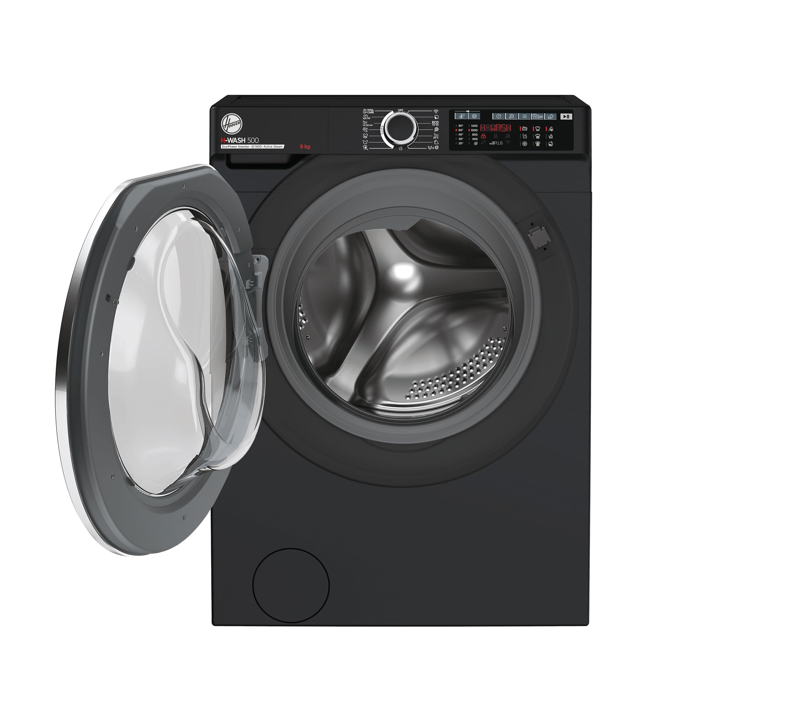 Hoover H-WASH 500 10kg Freestanding Washing Machine, 1400 RPM, A Rated, ECO‑Power Inverter Motor, hOn App, 60 Programmes, Care Dose, Power Care System, White, 60x59x85 cm ‑ HW 410AMC/1-80