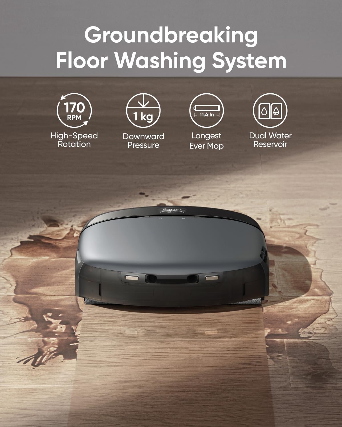 eufy Omni S1,Robot Vacuum Cleaner with Mop, Incredible Suction, All-in-One Station, Smart Obstacle Avoidance, Lift Mop, Wi-Fi, App, Alexa, Corner-to-Edge Deep Cleaning