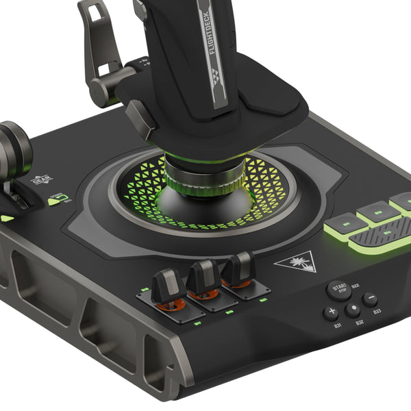 Turtle Beach VelocityOne Flightdeck - Universal HOTAS Simulation Joystick & Throttle with Touch Display, Stick Mounted HUD and Contactless Sensors for Air and Space Combat on Windows 10 & 11