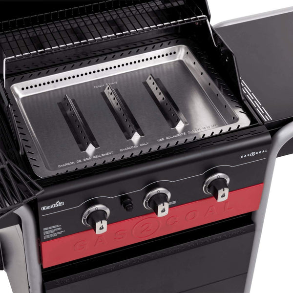 Char-Broil Gas2Coal 440 Hybrid Grill Gas Barbecue, Black