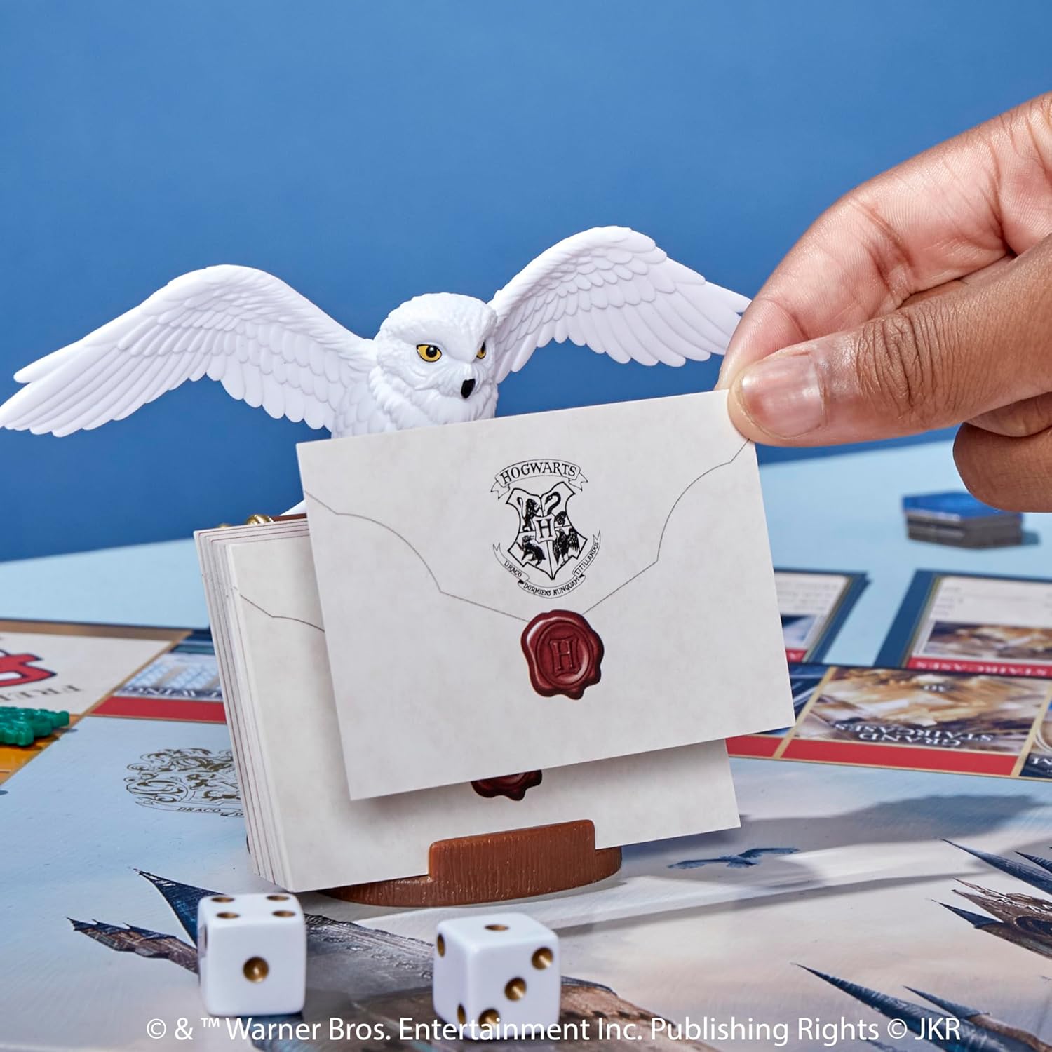 Monopoly Harry Potter Edition Board Game for Kids 8+, Strategy Family Game with Hogwarts Locations, Golden Tokens, House Cards & Owl Post, 2–6 Players, For Kids & Familes