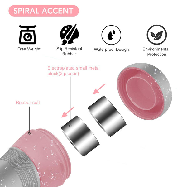 Vazillio Dumbbells Set, Adjustable Weights Dumbbell Set for Men, Women, Fitness, Dumbbells with Non-Slip Rubber Hand