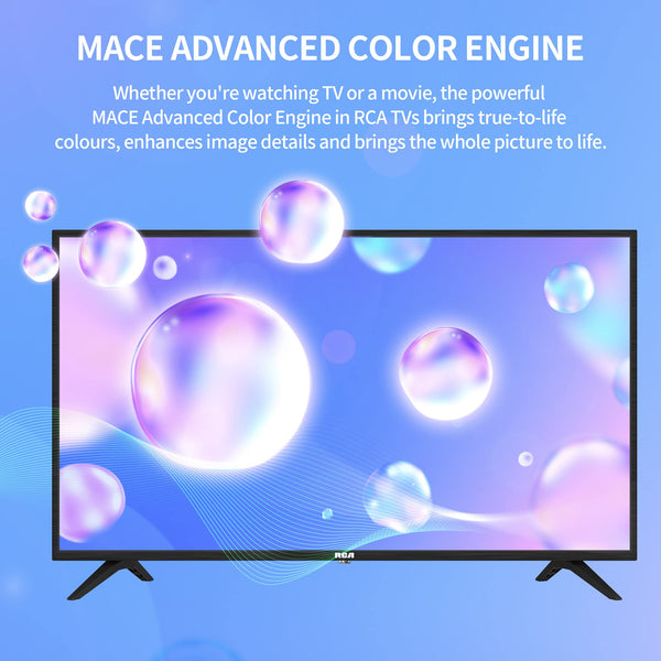 RCA RB24H2CU 24" inchFreeview HD TV DVB-T2/C/S2 Dolby Digital Audio, LED Backlighting Display, HDMI VGA PC SCART USB Travel Small TV for Motorhome and Campervan,Caravans,12 Volt