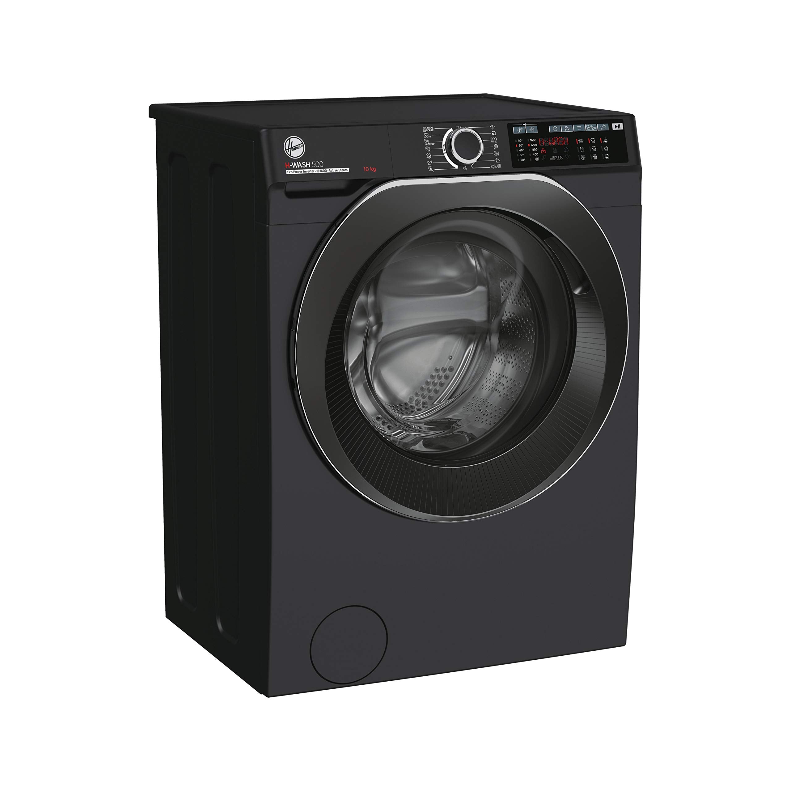 Hoover H-WASH 500 10kg Freestanding Washing Machine, 1400 RPM, A Rated, ECO‑Power Inverter Motor, hOn App, 60 Programmes, Care Dose, Power Care System, White, 60x59x85 cm ‑ HW 410AMC/1-80