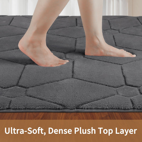 Sour Lemon Rugs Living Room 200x290, 3D Grey Area Rugs for Bedroom, Extra Large Rugs for living room, Machine Washable Anti Slip Fluffy Rug Shaggy Rug