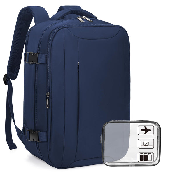 Xkdoai for Ryanair Cabin Bags 40x20x25, Travel Backpack with TSA Approved Clear Bag, Travel Bag Underseat Carry-ons Hand Luggage Bag for Travelling Casual Daypack for Ryan Air Plane