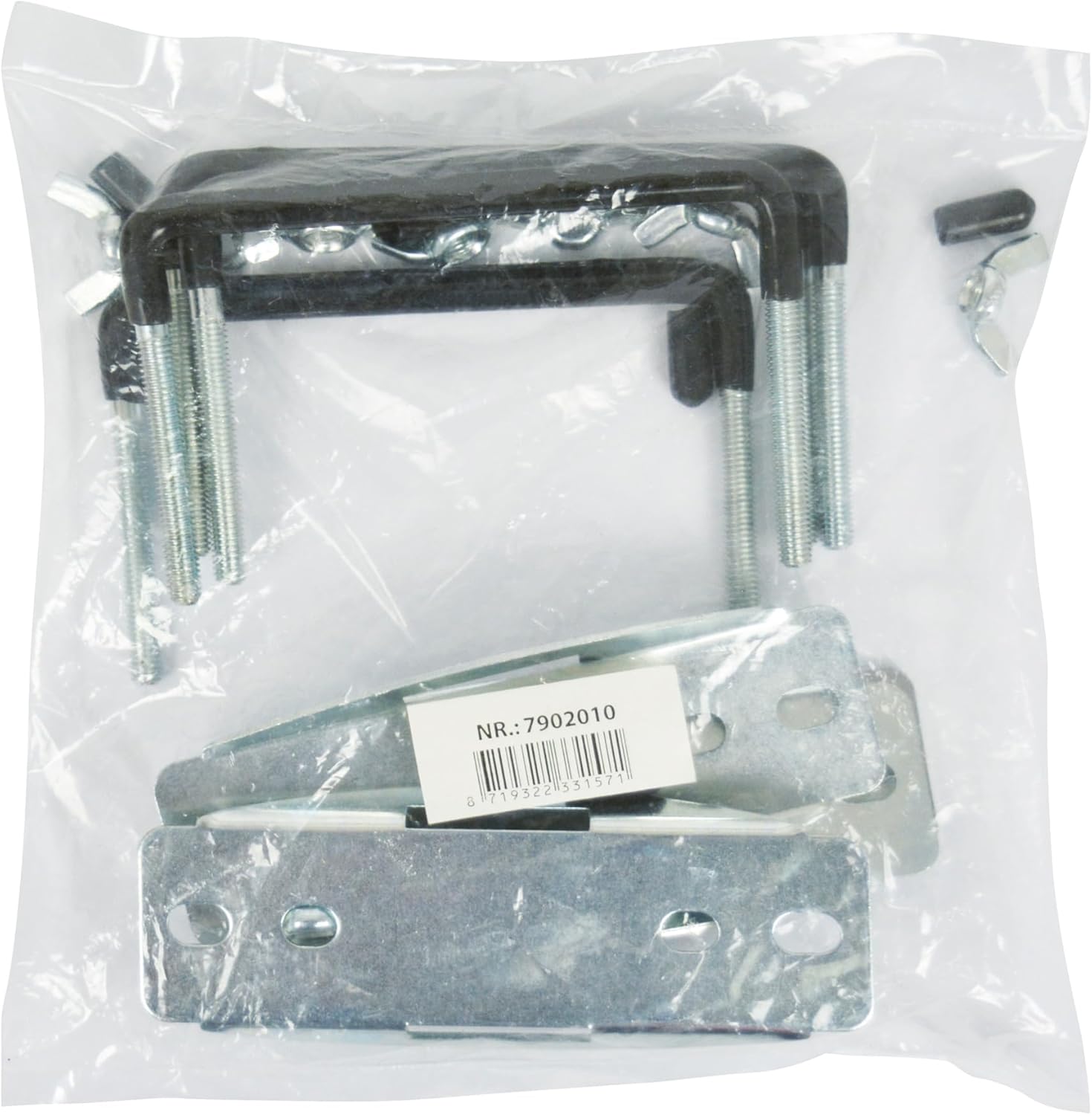 Twinny Load Roof Box Mounting Kit (U Brackets) Black