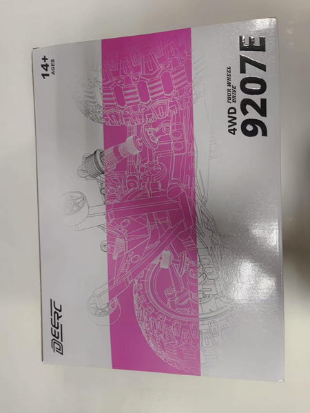 DEERC 1:10 Fast RC Cars for Adults, 4X4 Hobby Remote Control Monster Truck, 48+KM/H, All Terrain High Speed Pink RC Truck Crawler with 2 Modular Batteries, Toy Vehicle Gift for Kids