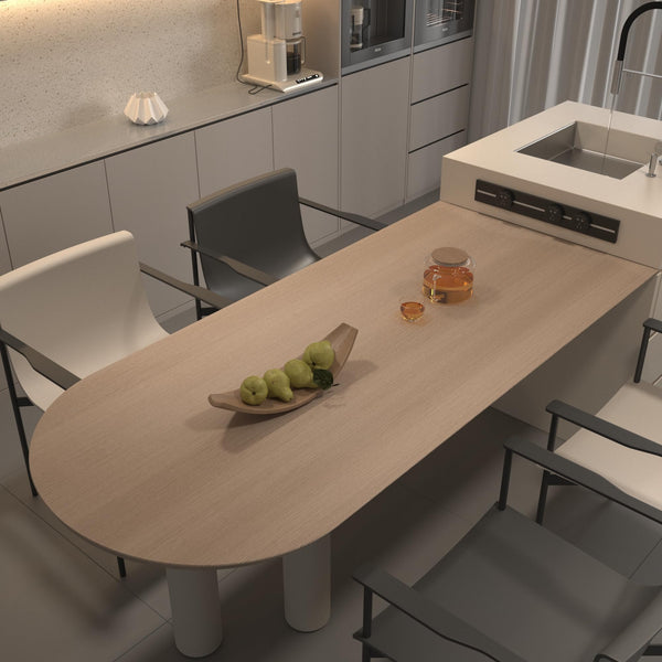 JSEVEM 40CM×3M Air Guide Design Extra Thick Beige Light Brown Wood Wallpaper Peel and Stick Waterproof Brown Wood Contact Paper Vinyl Self Adhesive Matte Textured Furniture Sticker for Kitchen Cabinet