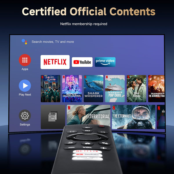 Smart 4K Projector, 30000 Lumen iSinbox WiFi6 Bluetooth Portable Projectors with Netflix App Audio, FHD 1080P with Electric Focus 4P Keystone, 100%-50% Zoom for Bedroom/Outdoor