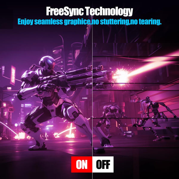 Curved Monitor 27 Inch 100Hz, PC Gaming Monitor with Speakers, AMD FreeSync Full HD 1080p Ultra-Thin Zero Frame Display for Home Office Business