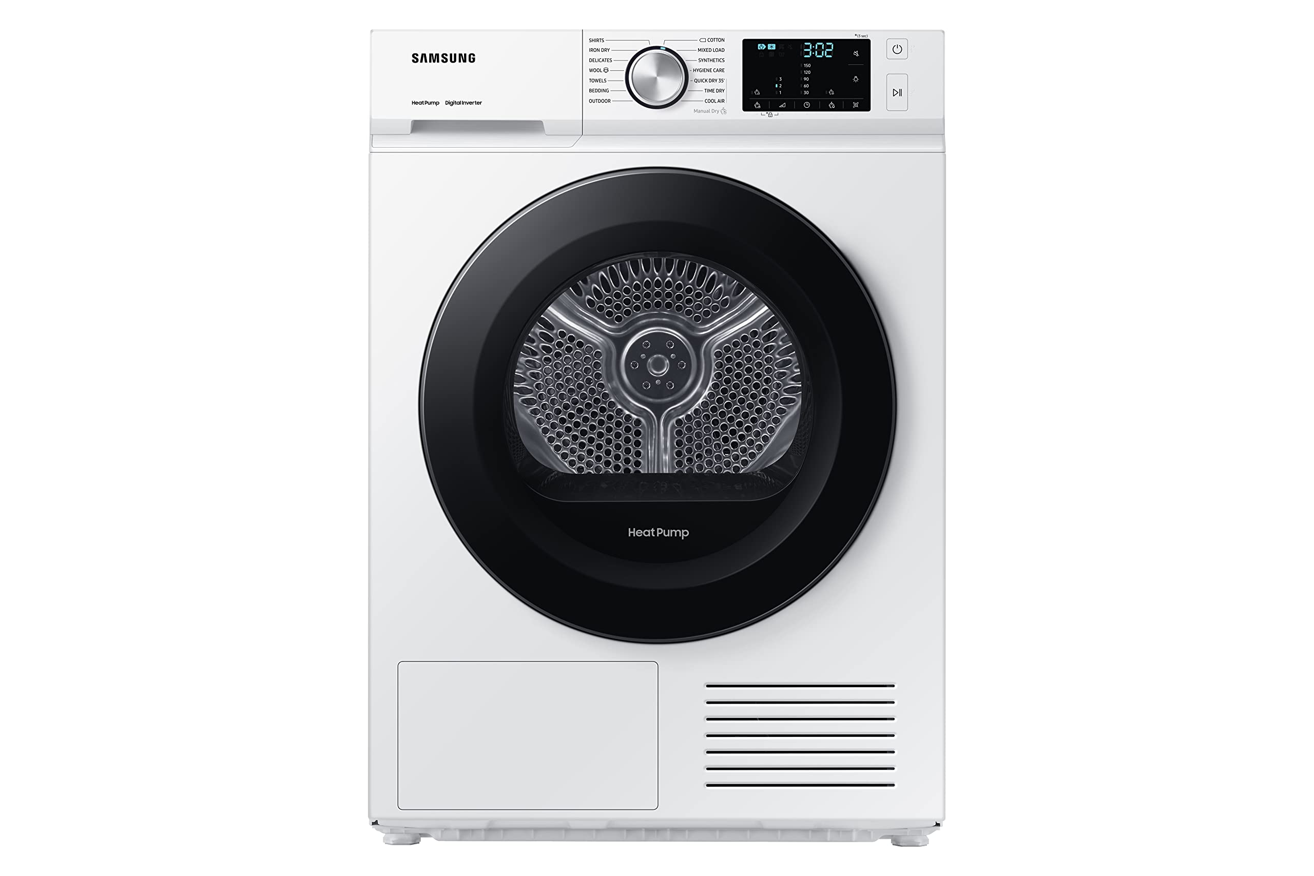 Samsung Series 5 DV80CGC0A0ABEU with OptimalDry and SmartThings, Heat Pump Tumble Dryer, 8kg