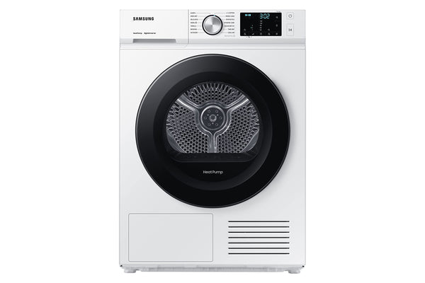 Samsung Series 5 DV80CGC0A0ABEU with OptimalDry and SmartThings, Heat Pump Tumble Dryer, 8kg