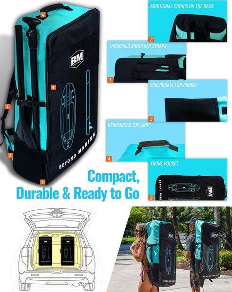 BEYOND MARINA Paddle Board, Inflatable Stand Up paddle boards for adults & Youth, Featherlight sup Board with Premium ISUP Board Accessories, 10'6''x32''x6'',