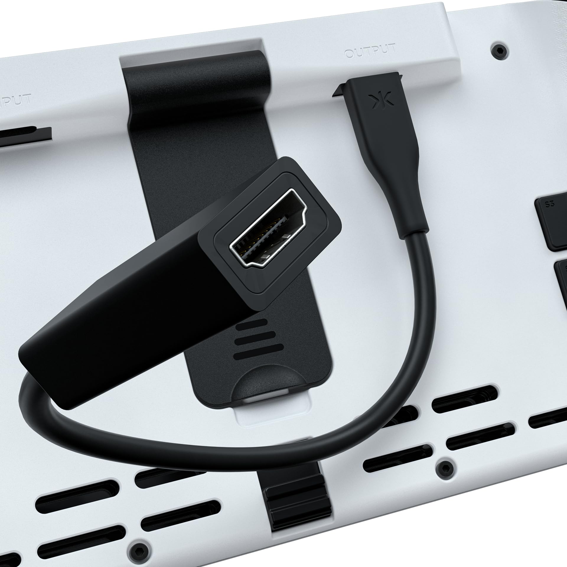 CRKD Nitro Deck+ Handheld Pro Controller for Nintendo Switch & OLED Model - TV Dockable - Programmable Sidekicks & Back Buttons - TruCollection System (Rocket League Gold Edition)