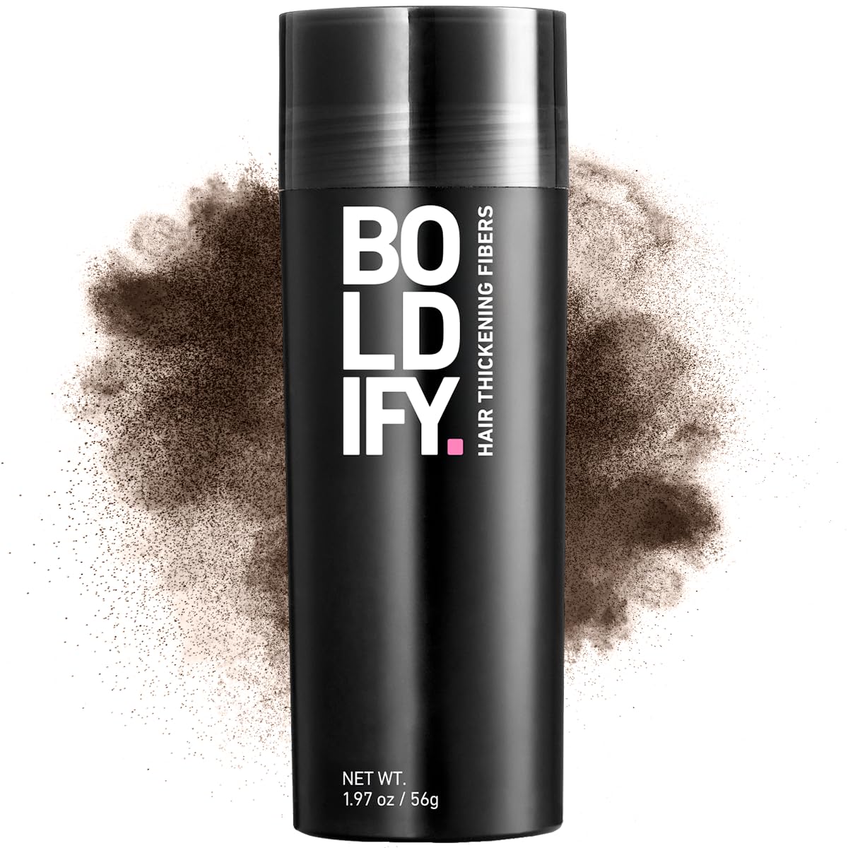 BOLDIFY Hair Fibres (56g) - Fill In Thinning and Fine Hair for an Instantly Fuller, Thicker Look - 14 Shades for Women and Men - Medium Brown