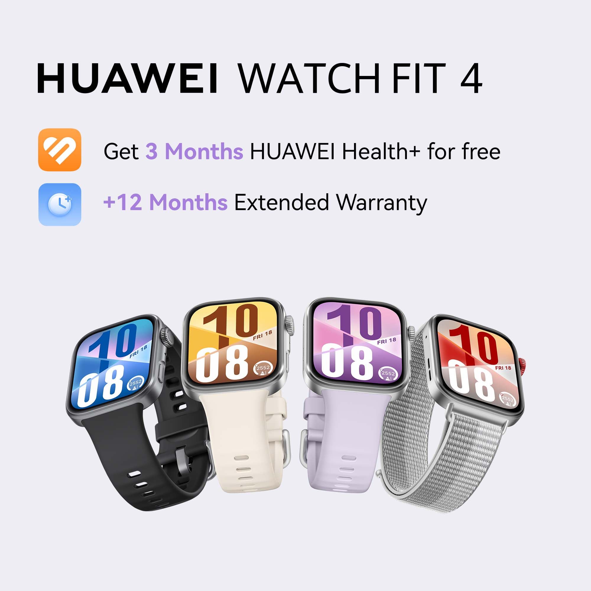 HUAWEI WATCH FIT 4 Pro Smart Watch, 1.82" Sapphire AMOLED Screen, Titanium Body, ECG & SpO2 Monitor, 10-Day Battery, 100+ Workout Modes, GPS, Waterproof, iOS Android Compatible, Fitness Tracker, Black