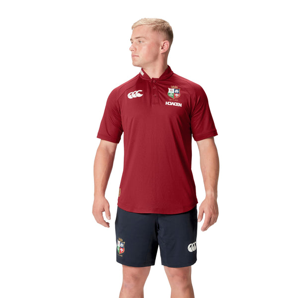 Canterbury Men's British & Irish Lions Polo Shirt | Breathable | Moisture Wicking | Official British & Irish Lions Licensed Product Polo Shirt