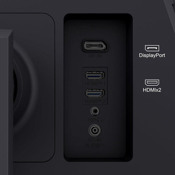 LG UltraGear Gaming Monitor 27GS75Q, 27 inch, 1440p, 180Hz, 1ms Response Time, IPS Display, HDR 10, NVIDIA G-Sync compatible & AMD FreeSync, Smart Energy Saving, DisplayPort, HDMI