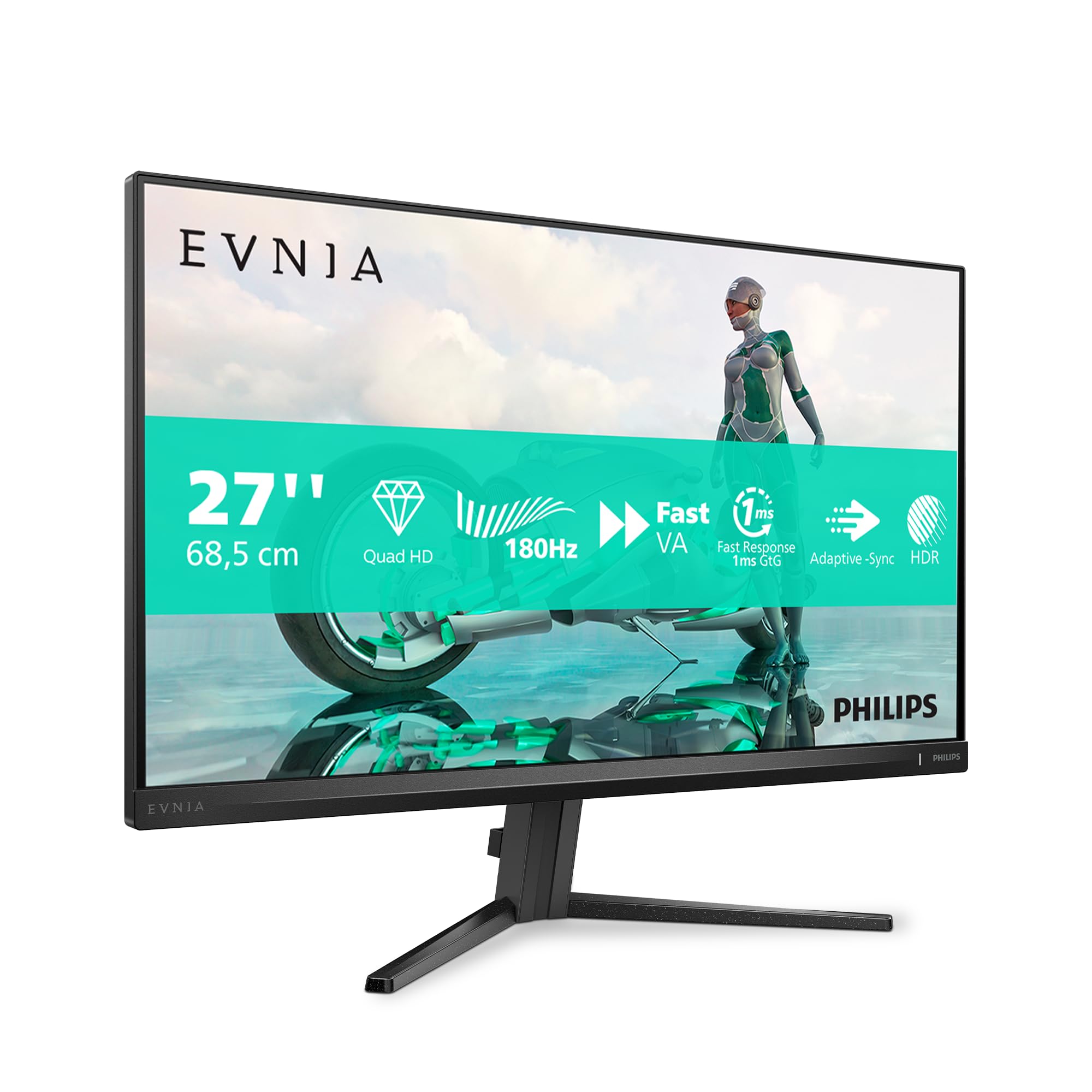 PHILIPS Evnia 32M2N6800M/00 computer monitor 80 cm (31.5") 3840 x 2160 pixels 4K Ultra HD LCD Black
