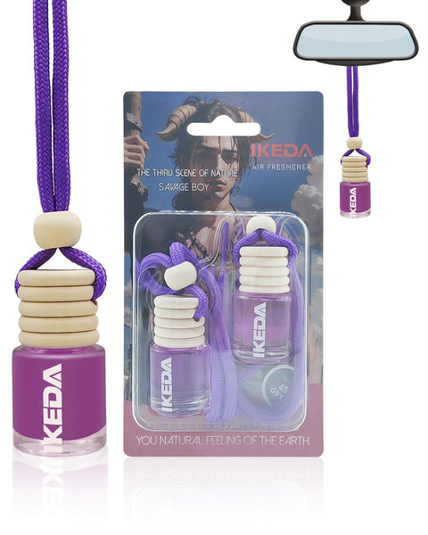 Ikeda scents Ikeda Car Air Fresheners | Automotive Hanging Pendant | Auto Perfume Diffuser with Real Oil | Strong and Long Last Fragrance | Fresh Smell Cover Odours | Car Accessories for Men Women