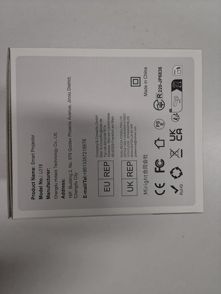 Alwtniet L018 NTV Smart Projector, 1080P Native 400 ANSI Auto Focus Auto Keystone Mini Portable Projector with Play store, ChatGPT Voice Remote Android 13 Home Video Proyector