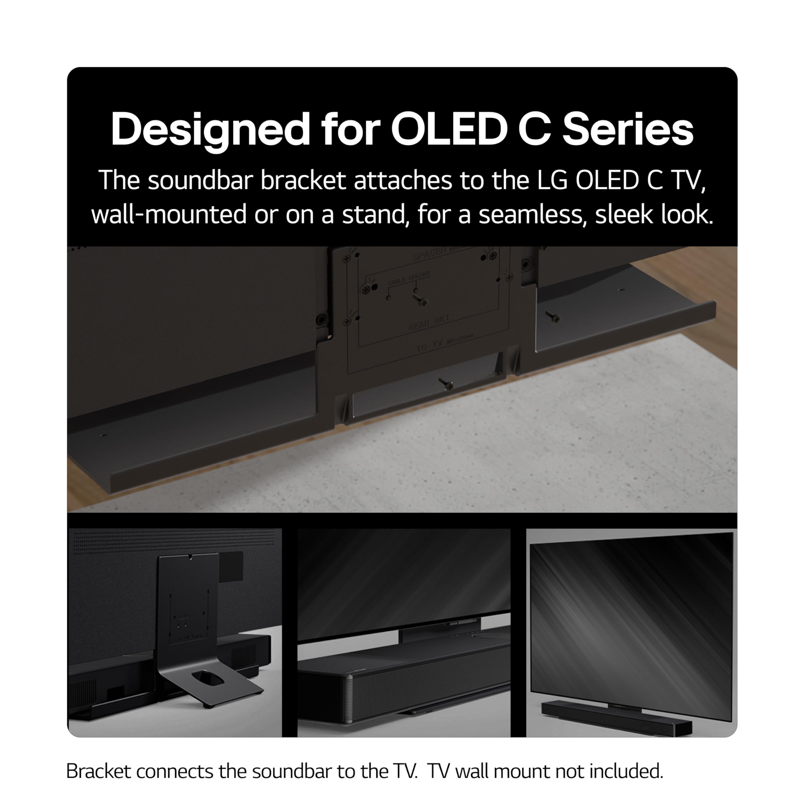 LG USC9S Bluetooth Soundbar for TV with Dolby Atmos & Wireless Subwoofer 3.1 channel