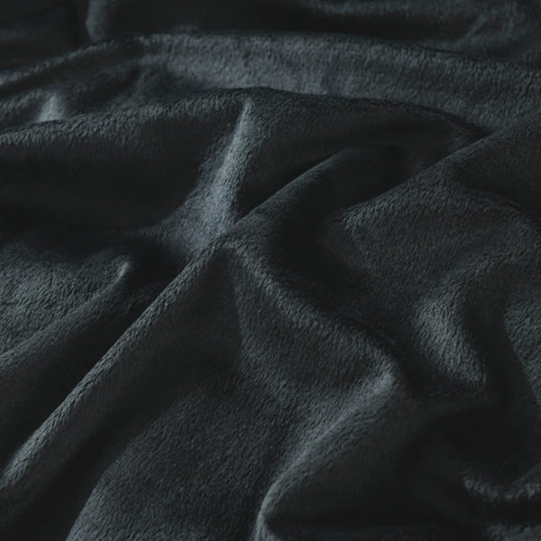 Faux Fur Throw Blanket, Luxury Shaggy Warm Fuzzy Fluffy Elegant Long Hair Washable Decoration Blanket for Sofa Couch and Bed, Grey 152x203cm