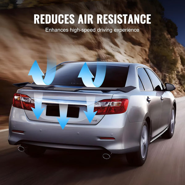 VEVOR GT Wing Car Spoiler, 57.9 inch Spoiler, Compatible with 2018-2023 Camry, High Strength ABS Material, Baking Paint, Car Rear Spoiler Wing, Racing Spoilers for Cars, Glossy Black