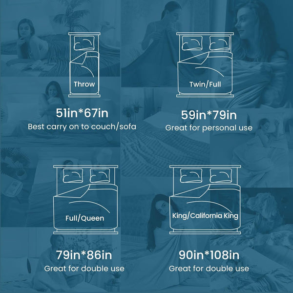 Elegear Cooling Blanket for Night Sweats, Q-Max 0.5 Arc-Chill Summer Cool Fiber Throw for Bed Sofa Chair Travel Adult Kids Hot Sleeper, Comfort, Lightweight, Twin/Double, 150x200cm, Gray