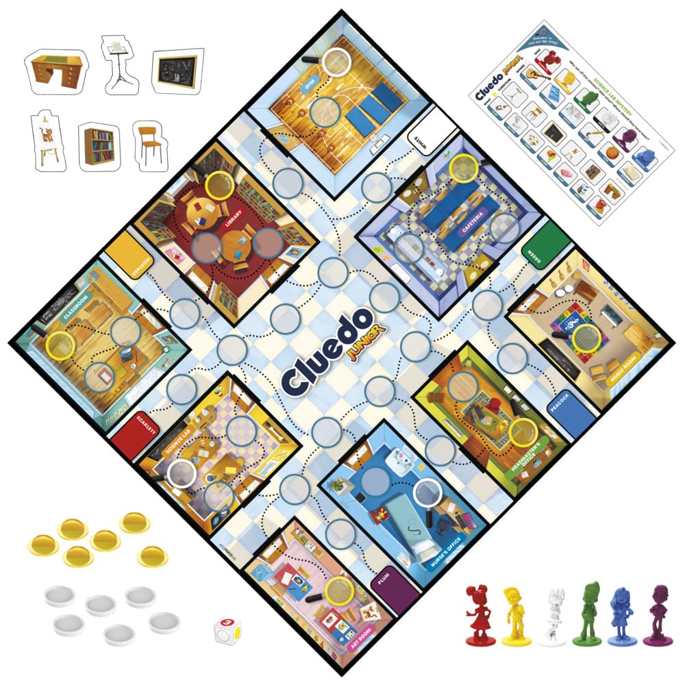 Hasbro Gaming Cluedo, Reimagined Classic for 2-6 Players, Detective Board Game for 8+ Year Old Boys and Girls