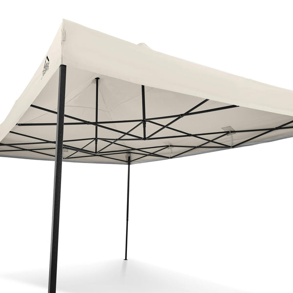 All Seasons Gazebos 3x4.5 Fully Waterproof Pop up Gazebo With Accessories - Metallic Grey