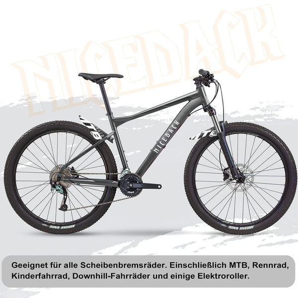 NICEDACK Mudguards Mountain Bike, 2 Pieces Mudguard Fit 20-29 Inch MTB Mudguard Front and Rear Compatible Bicycle Splash Guard