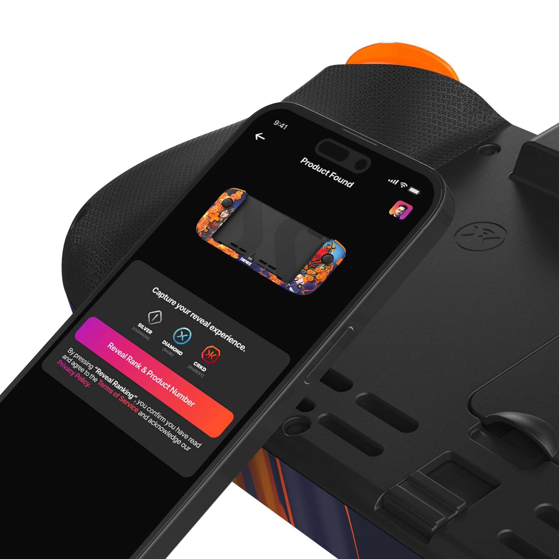 CRKD Nitro Deck+ Handheld Pro Controller for Nintendo Switch & OLED Model - TV Dockable - Programmable Sidekicks & Back Buttons - TruCollection System (Rocket League Gold Edition)