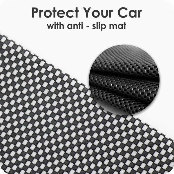 BOYUJK Roof Bag 20 Cubic/566 L, Waterproof Car Roof Bag no Rack Needed, Car Roof Box with Anti-Slip Mat and 6 Heavy-Duty Straps, Folding Soft Roof Bag for Cars with/Without Rack（ Orange 566L ）