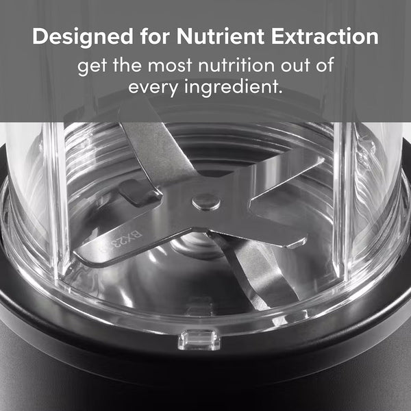 nutribullet Mega Pack with nutribullet 900W Blender & 9 Accessories - Extra Powerful & Easy To Clean - Blend & Crush Ice, Nuts & Frozen Fruits - Smoothie Maker - Black