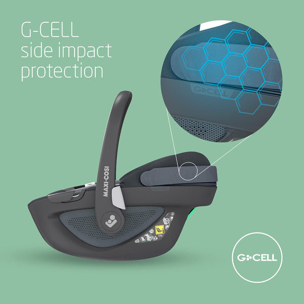 Maxi-Cosi FamilyFix 360 i-Size Base, Rotating Car Seat System, 360 Swivel ISOFIX Base, 0-4 Years (40-105 cm), One-Hand FlexiSpin Rotation, TravelSafe Rotation Control, Click & Go, Black