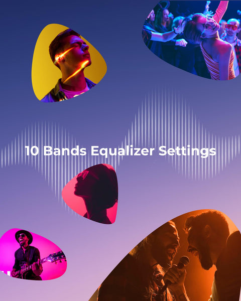 ULTIMEA 4.1ch Sound Bar for Smart TV with Subwoofer, App, Peak Power 200W, 2-in-1 Detachable Bluetooth 5.3 Soundbar, Bass Adjustable, 3 EQ Modes TV Sound Bar, ARC/Optical/Aux, Apollo S50 2025 Version