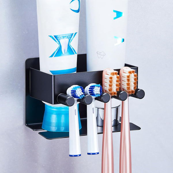 YAYINLI Electric Toothbrush Holder Wall Mounted, Electric Toothbrush Head Holder, Self Adhesive Tooth Brush Head Holder, Rustproof Toothpaste Holder