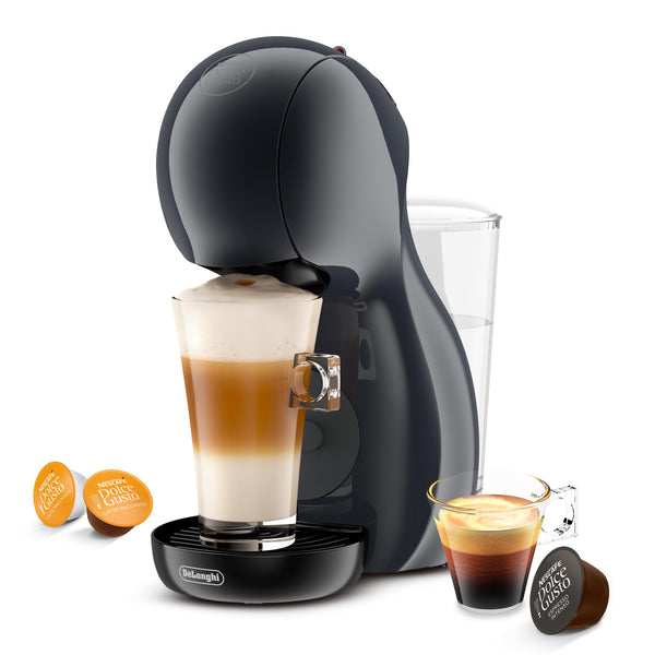 NESCAFÉ DOLCE GUSTO De'Longhi Piccolo XS Pod Capsule Coffee Machine, Espresso, Cappuccino and more, EDG210.WB, 0.8 litres, White and Black