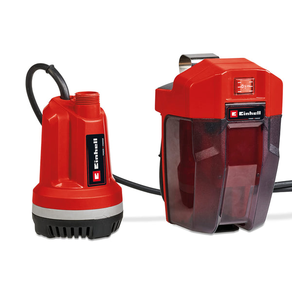 Einhell Power X-Change 18V Cordless Water Butt Pump - 3000 l/h, 2 Bar, Submersible Pump with Telescopic Pipe with Connection for A Garden Hose - GE-PP