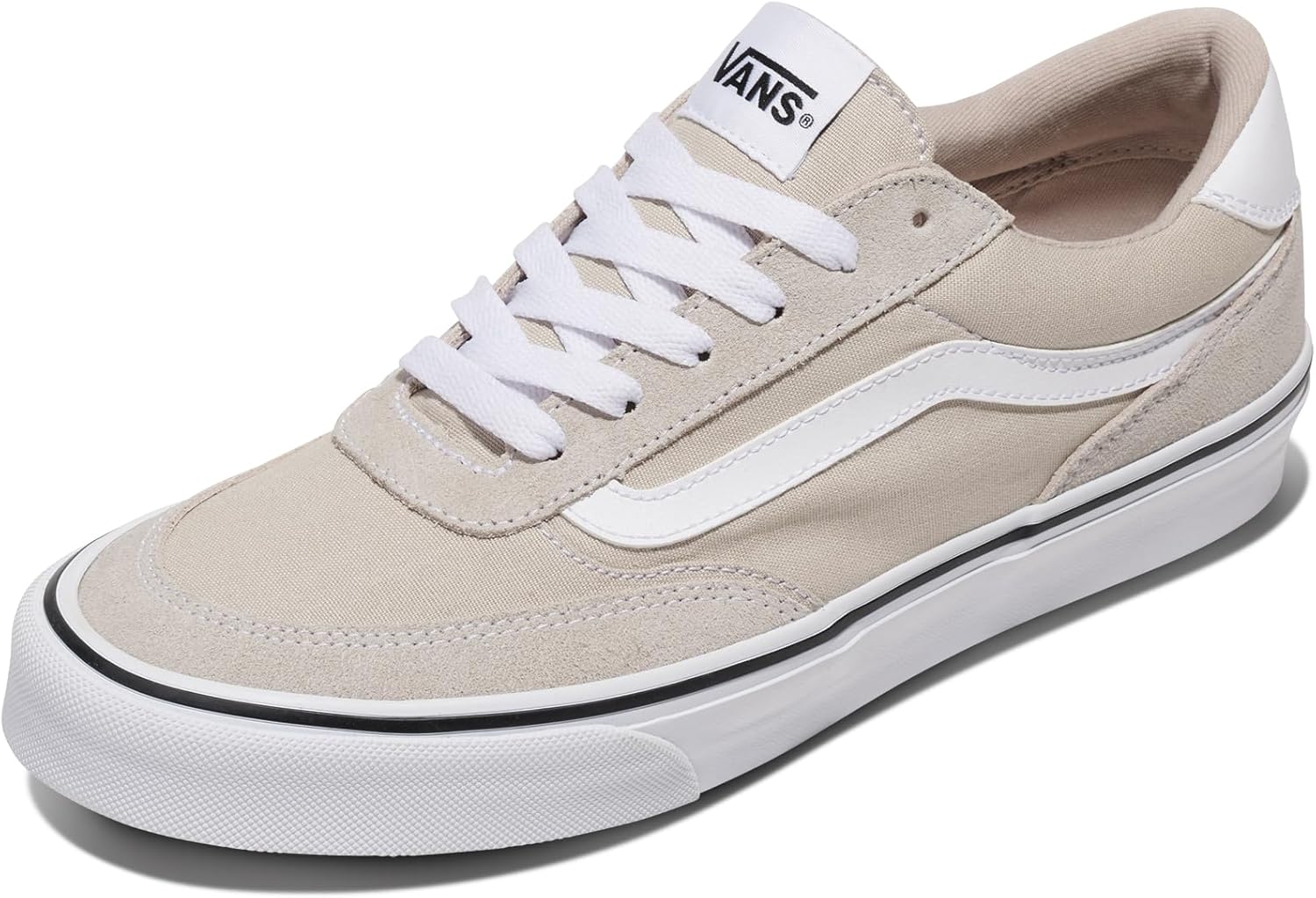 Vans Men's Brooklyn Canvas Trainers, White/White