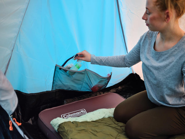 Coleman Spruce Falls 4 Tent | 4 Man Vis-a-Vis Family Tent with 2 opposite XXL size Bedrooms and Living area | 4 Person Camping Tent | 3000mm Waterproof | Sewn-in Groundsheet