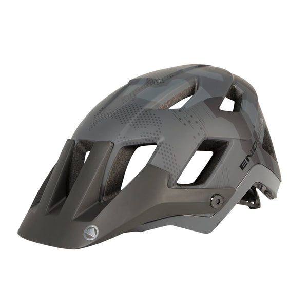 Endura Men's Hummvee Plus MIPS? Helmet | Cycling Protection | Adjustable Fit, Grey Camo, M-L