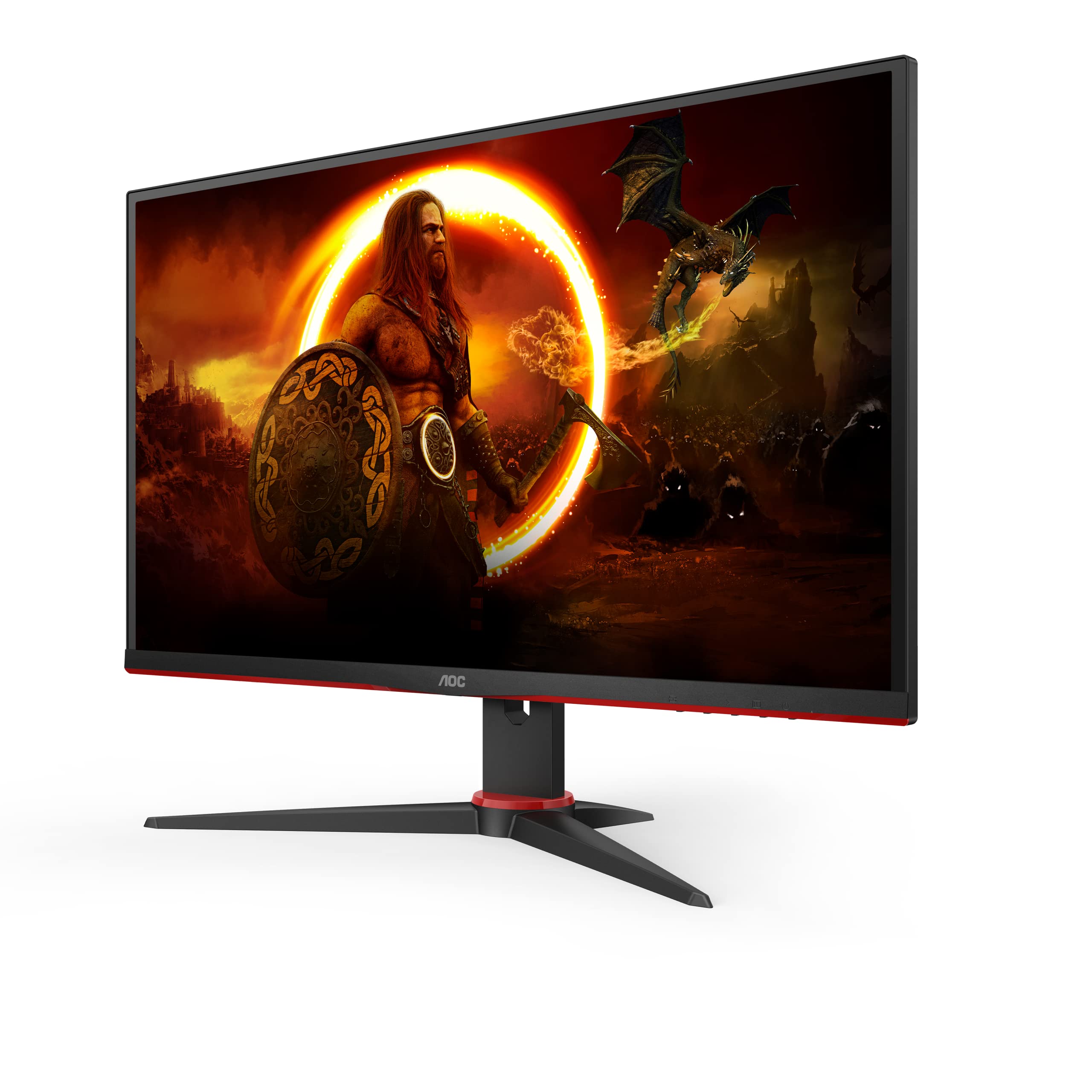 AOC Gaming 25G3ZM/BK - 24.5" 240Hz FHD Monitor, 0.5ms MPRT, FreeSync Premium (1920x1080, HDMI 2.0 x 2, DisplayPort 1.2 x 1, Headphone out (3.5mm)) black/red