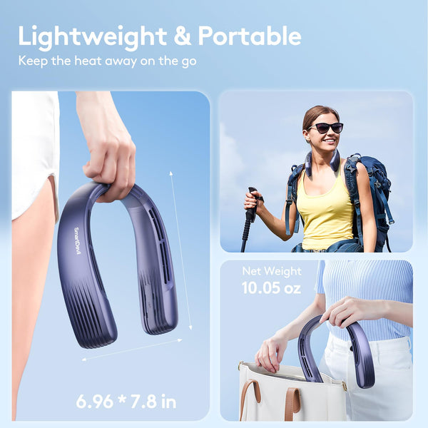 SMARTDEVIL Desk Fan, 3 Speeds Mini Desktop USB Desk Fan, 360° Adjustment Small Personal Table Fan for Home Office Car Outdoor Travel (Black)