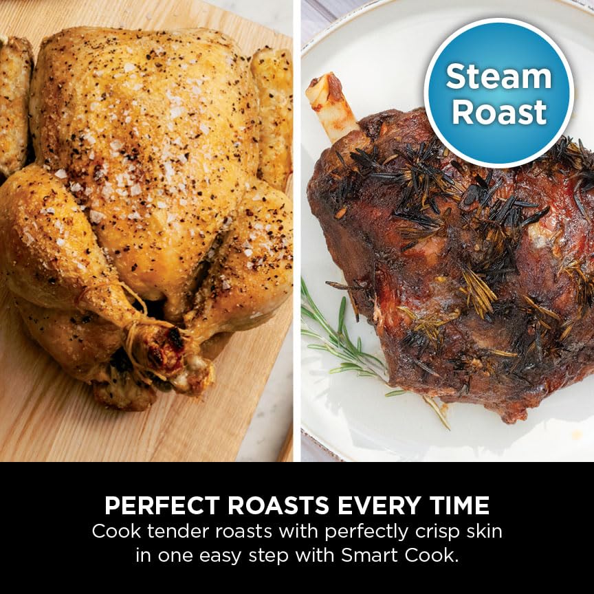 Ninja Foodi MAX 14-in-1 SmartLid Multi Cooker, 7.5L Electric Pressure Cooker & Air Fryer, Combi-Steam, Slow Cook, Bake, Grill, Copper/Black Amazon Exclusive OL650UKCP