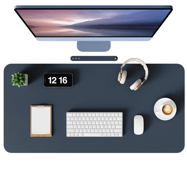 MOLMO Non-Slip Desk Mat, Waterproof Desk Pad Table Protector, Easy Clean Laptop Mat Large Mouse Pad Leather Writing Mat with Suede for Office /Home/Decor (Light Green, 60 x 35 cm)