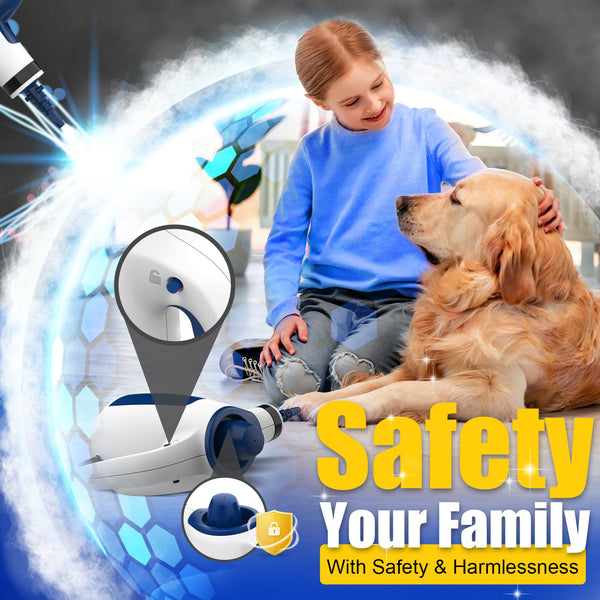 Hand Held Steam Cleaner, Portable Steam Cleaners, Steam Cleaner Handheld, Comes with 9-Piece Accessories for Multi-Surface Stain Removal, Perfect for